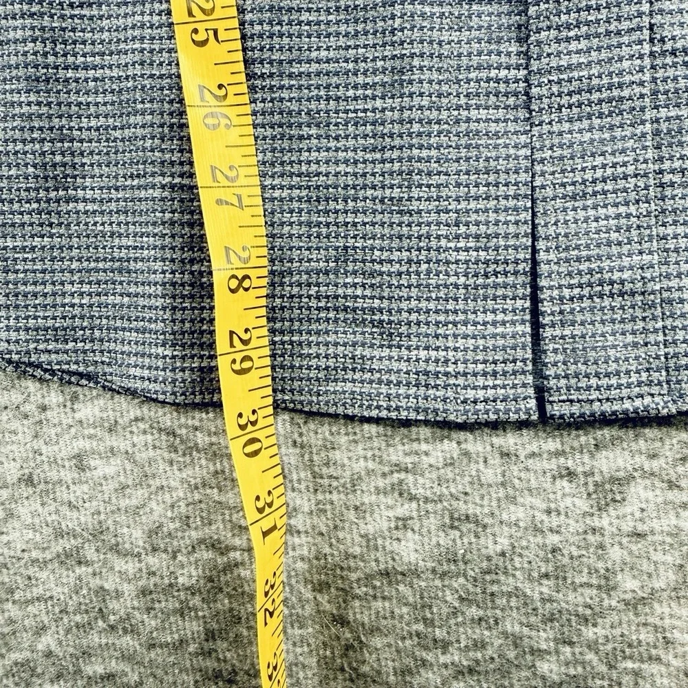 Rhone Commuter Large Shirt Slim Fit Italian Fabric Marine Gray Houndstooth NWT - Picture 8 of 9